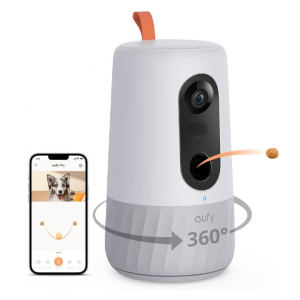 eufy 2K Pet Camera with Phone App, New 2023, 360° View @ Amazon