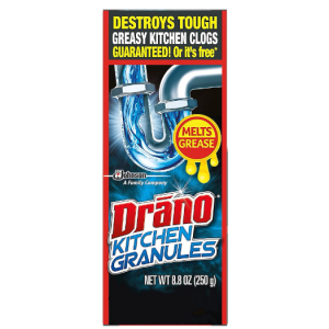 Drano Kitchen Granules Drain Clog Remover and Cleaner, 8.8 oz @ Amazon