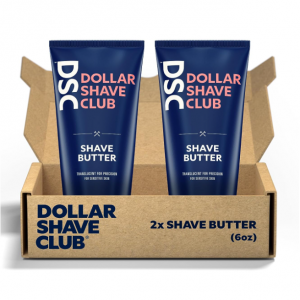 Dollar Shave Club Butter, For Sensitive Skin (Pack of 2), Blue @ Amazon