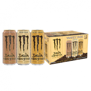 Monster Energy Java Monster Variety Pack, Coffee + Energy Drink, 15 Ounce (Pack of 12) @ Amazon