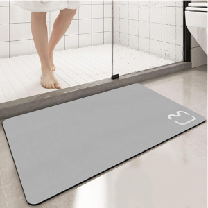 GHFSDO Diatomaceous Earth Bath mat Rubber Non-Slip Shower Mat @ Amazon