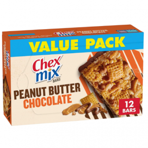 Chex Mix Peanut Butter Chocolate Treat Bar, Value Pack, 12 Bars @ Amazon
