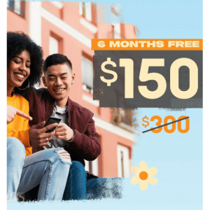 Boost Mobile - 全年手机卡 Unlimited全无限套餐 买6送6 ，现价$150