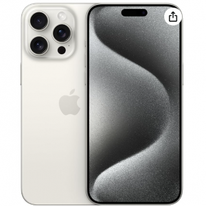 iPhone 15 Pro Max (256 GB) - White Titanium | Boost Infinite plan for $0.01 @Amazon