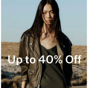 Up To 40% Off Selected Styles @ Allsaints