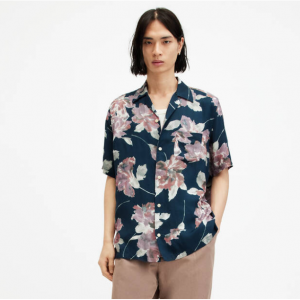 Allsaints Zinnia Floral Print Relaxed Fit 印花襯衣