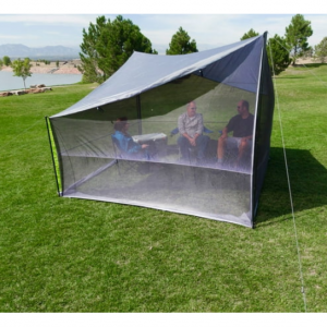 Ozark Trail 9' x 9' 防水遮阳防紫外线帐篷带可卷起透明墙幕仅$34 @ Walmart