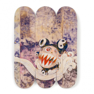 村上隆：727 スケートボード 3枚セット