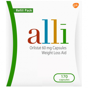alli Diet Weight Loss Supplement Pills, Orlistat 60Mg Capsules, 170 Count @ Amazon