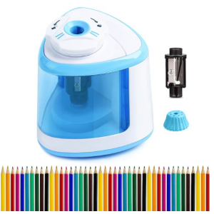 MingNor Pencil Sharpeners Automatic- Electric Pencil Sharpener Battery Powered Handheld Heavy Duty