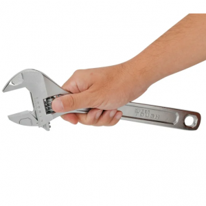 Hyper Tough 12-inch Adjustable Wrench, Steel Construction, Model 43182 @ Walmart