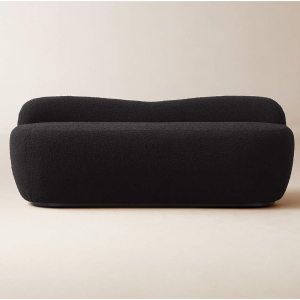 ORLEANS 黑色软垫长凳