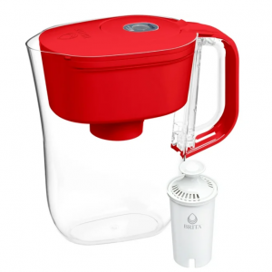 Brita Small 6 Cup Red Denali Water Filter Pitcher with 1 Brita Standard Filter @ Walmart