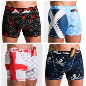 21% Off North Sea Collection | Smuggling Duds Stash Pocket Boxers - 4 Pack @ Smuggling Duds