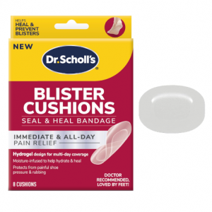 Dr. Scholl's Blister Cushions Seal & Heal Bandage with Hydrogel Technology, 8 ct @ Amazon