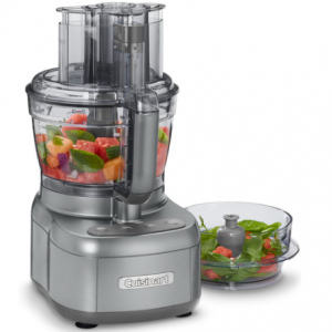 Cuisinart Elemental Food Processor with 11-Cup and 4.5-Cup Workbowls, Gunmetal FP-2GM @ Buydig