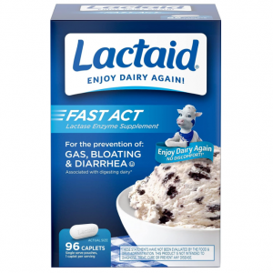 Lactaid 速效乳糖不耐受緩解片 96顆 @ Amazon