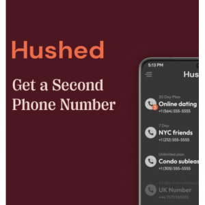 83% off Hushed Private Phone Line: Lifetime Subscription @StackSocial