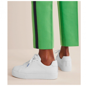 50% Off Leather Flatform Sneakers @ Boden