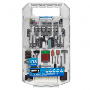 HART 175-Piece Rotary Tool Accessory Set with Protective Storage Case @ Walmart