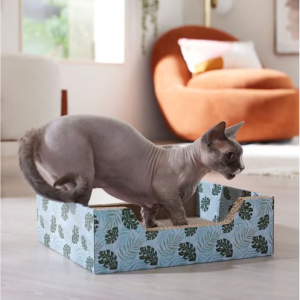 Frisco 带猫薄荷的步入式猫抓板玩具