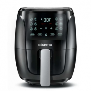 Gourmia 4 Qt Digital Air Fryer with Guided Cooking, Black GAF486, New, 12.5 High @ Walmart