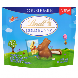 Lindt 双份牛奶巧克力金兔袋装 (5 oz)