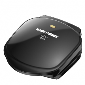 George Foreman GR10B 2-Serving Classic Plate Electric Indoor Grill and Panini Press, Black @Amazon