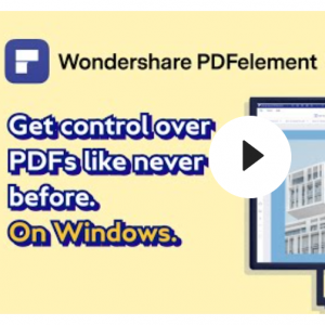 25％ off Wondershare PDFelement Professional: Perpetual License (For Windows) @StackSocial