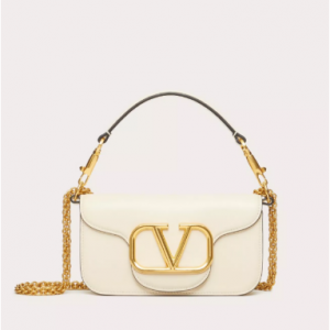 Valentino - Locò Small Shoulder Bag In Calfskin For $2590