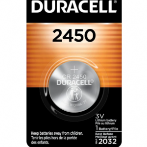 Duracell 2450 3V Lithium Battery, 1 Count Pack for $1.94 @Amazon