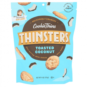 Thinsters Cookies, Toasted Coconut Cookie Thins, 4 oz Pack @ Amazon