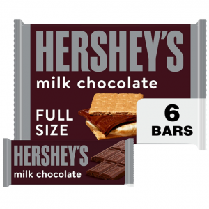 HERSHEY'S 牛奶巧克力棒 6包裝 @ Amazon