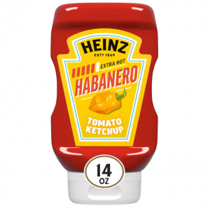 Heinz Tomato Ketchup Blended with Habanero, 14 oz Squeeze Bottle @ Amazon