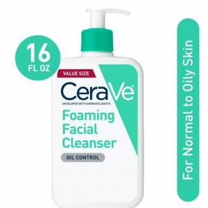 CeraVe Foaming Facial Cleanser, Oil Control Face & Body Wash 16floz @ Walmart