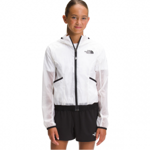 69% Off The North Face WindWall Hoodie for Girls Small TNF White @ Sunny Sports