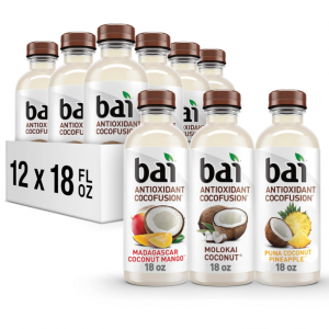 Bai Coconut Flavored Water, (Assorted Flavors)18 Fl Oz (Pack of 12) @ Amazon