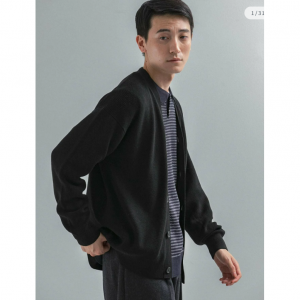 ウールVカーディガン