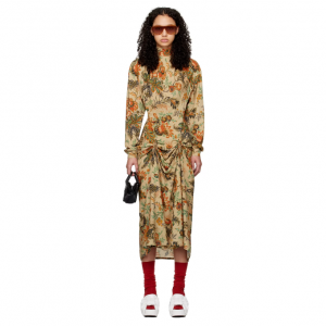 VIVIENNE WESTWOOD Multicolor CJ Midi Dress $874 shipped @ SSENSE, 44% OFF