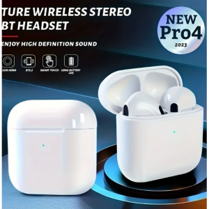 Pro 4 TWS Wireless Headphones Earphone Bluetooth-compatible 5.0 Waterproof Headset
