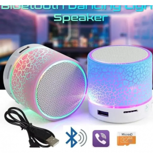 Bluetooth Mini Speaker Wireless Speaker Colorful LED TF Card USB Subwoofer