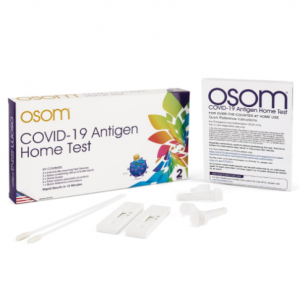 Osom COVID-19 Antigen Home Test, 2 Tests @ Amazon