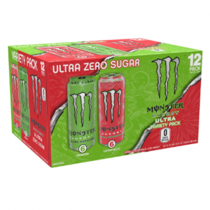 Monster Energy Drink Ultra Paradise and Ultra Watermelon, Variety Pack, 12 Pack @ Amazon