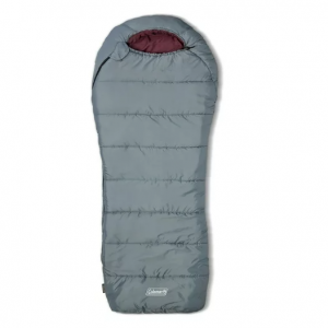 Coleman Tidelands 50-Degree Warm Weather Mummy Big and Tall Sleeping Bag, Gray @ Walmart