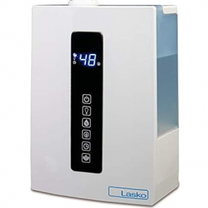 Lasko UH300 Warm and Cool Humidistat and Timer, Quiet, Soothing Ultrasonic Dual Mist Humidifiers