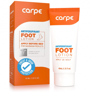 Carpe Antiperspirant Foot Lotion, 1.35 Fl Oz (Pack of 1) @ Amazon