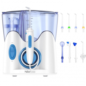 H2ofloss® Dental Water Flosser for Teeth Cleaning with 12 Multifunctional @ Amazon