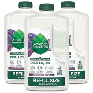 Seventh Generation Hand Dish Wash Refill, Lavender Floral & Mint, 3pk 50z @ Amazon