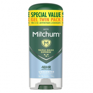 Mitchum 男士止汗除臭剂 3.4oz 2瓶 @ Amazon