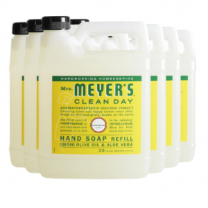MRS. MEYER'S CLEAN DAY Hand Soap Refill, Honeysuckle, 33 fl. oz - Pack of 6 @ Amazon